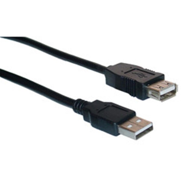 Cable Wholesale CableWholesale 10U2-02110EBK USB 2.0 Extension Cable Black Type A Male to Type A Female 10 foot 10U2-02110EBK - main